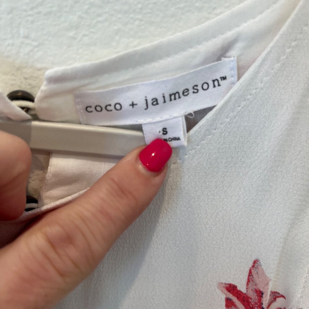 Nwt Coco & Jaimeson Sleeveless Floral Dress Knee … - image 6